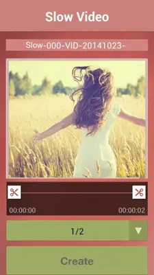 Slow Video Maker android App screenshot 1